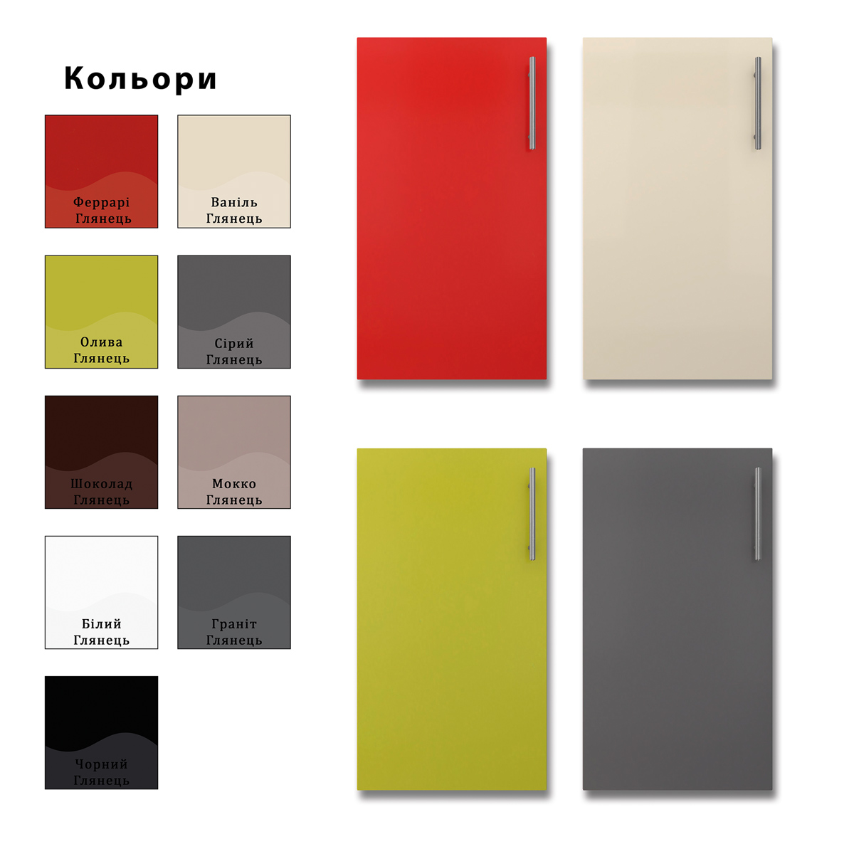 Кухня "Марта", 1 погонний метр (КОРПУС ЛЮКС)